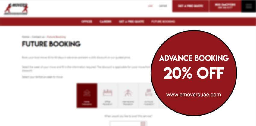 Advance Booking 20% Off